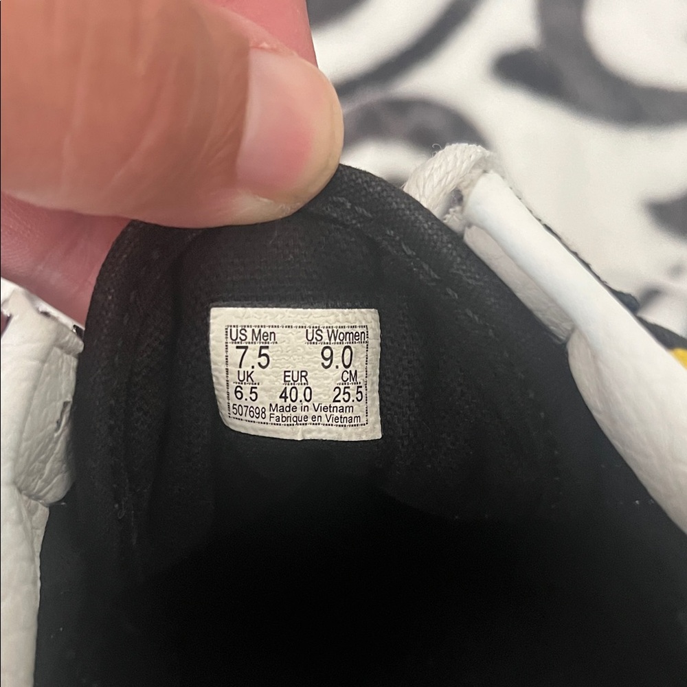 Vans Black Floral Old Skool Sneakers with White Stripe - Picture 2 of 9
